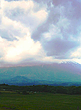 ６：２５ の富士山（微妙な空模様）